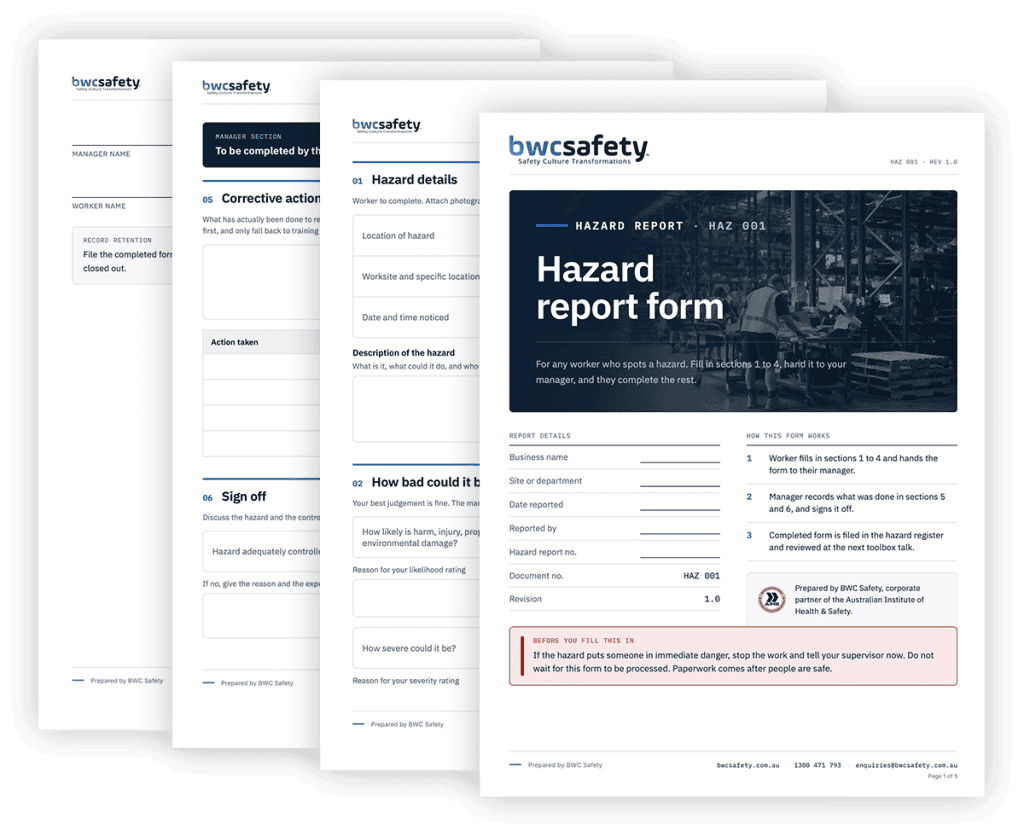 Hazard Report Form
