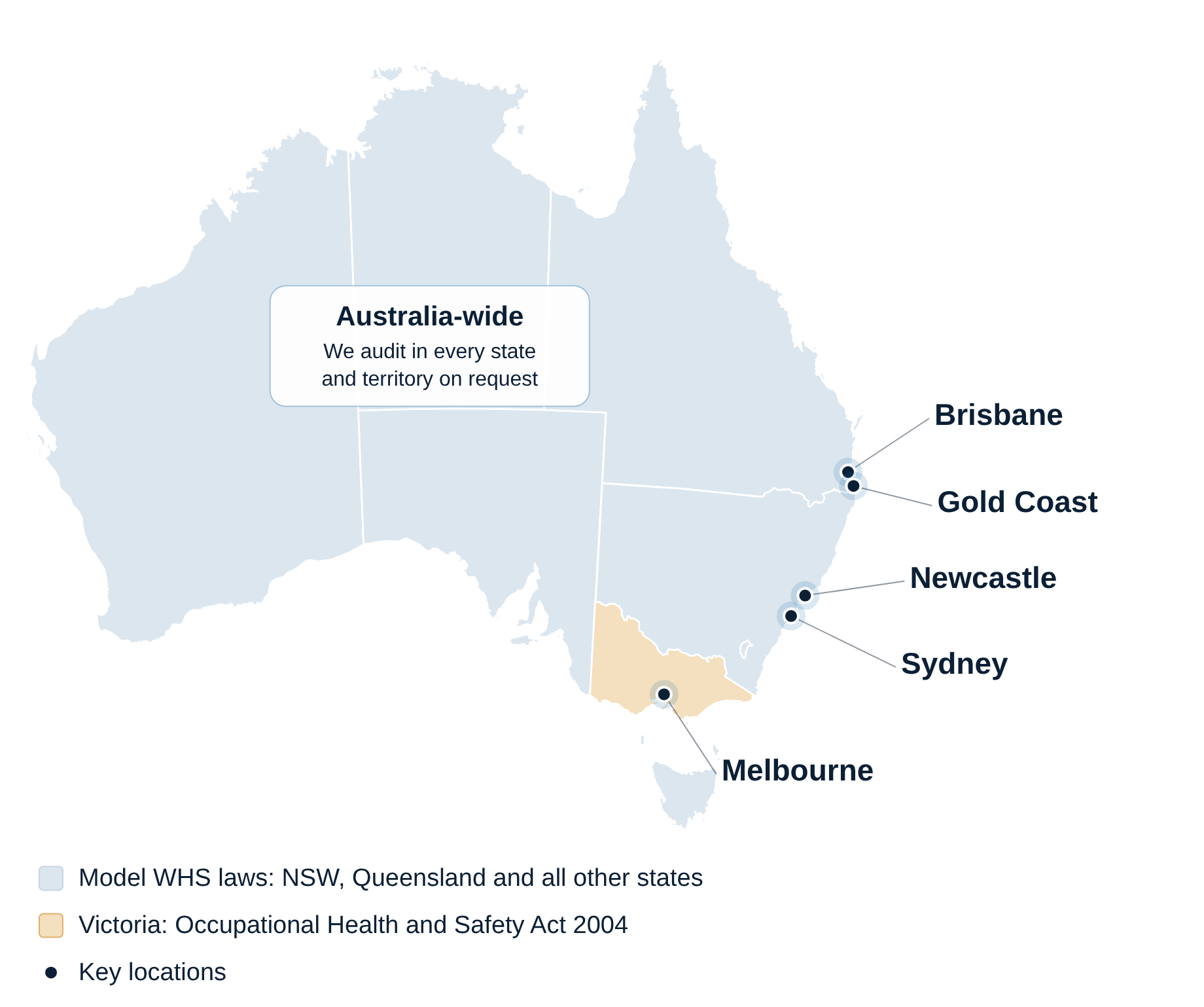 bwc audit locations map 1