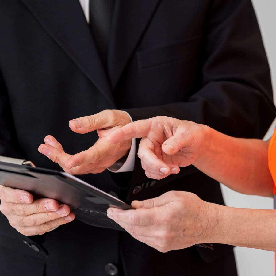 Couple conducting a Safety Audit Sydney