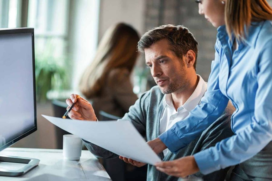 Man completing WHS Assessments Brisbane